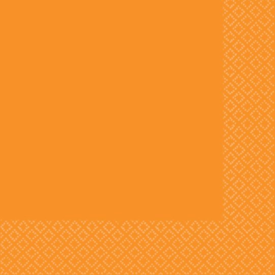 Orange Large Paper Napkins (Pack of 40)