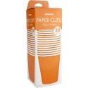 354ml Orange Paper Cups (Pack of 20)