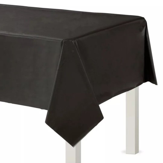 Black Plastic Tablecover
