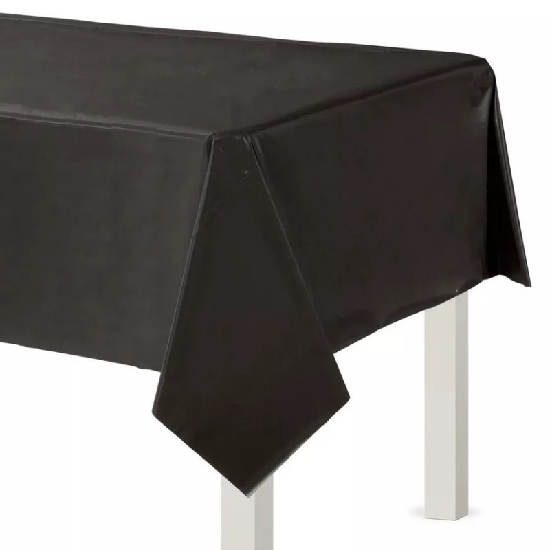 Black Plastic Tablecover