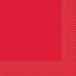 Apple Red Extra Large Paper Napkins (Pack of 40)