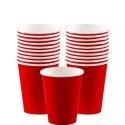 266ml Apple Red Paper Cups (Pack of 20)