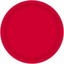 23cm Red Round Paper Plates (Pack of 20)