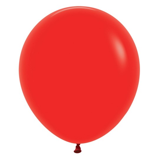 45cm Sempertex Fashion Red Latex Balloons (Pack of 6)
