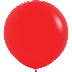 90cm Sempertex Fashion Red Latex Balloons (Pack of 2)