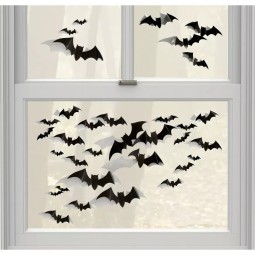 Black Bat Cardboard Cutouts (Pack of 30)