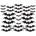 Black Bat Cardboard Cutouts (Pack of 30)