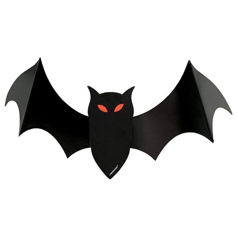 Black Bat Cardboard Cutouts (Pack of 30)