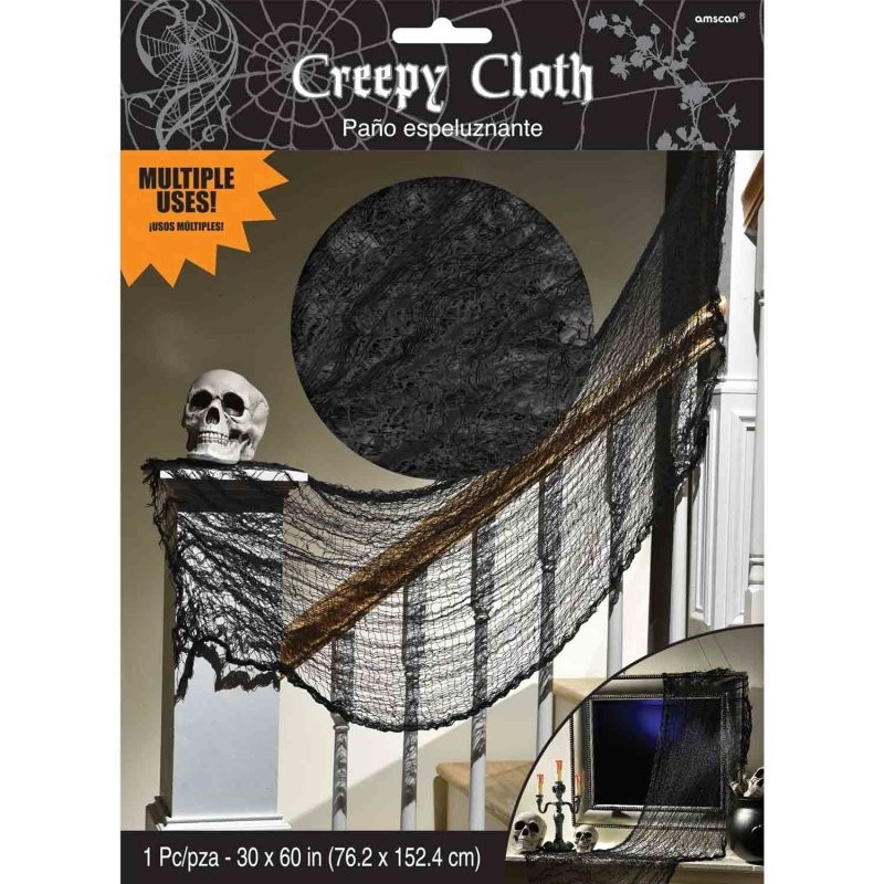 Halloween Creepy Black Cloth Decoration