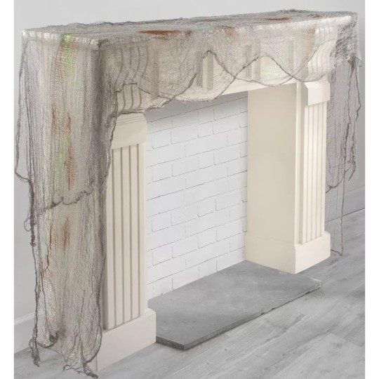 Halloween Grey Gauze Draping (Pack of 2)