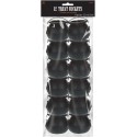Plastic Mini Black Cauldrons Favour Pails (Pack of 12)