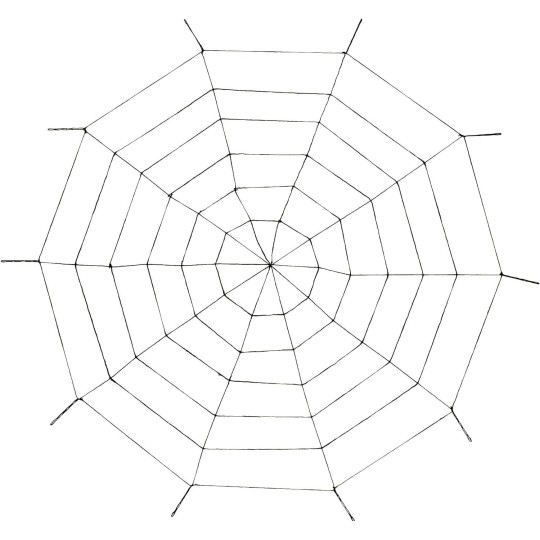 Giant 1.5m Rope Spider Web