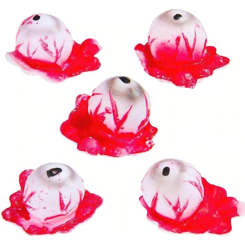 Plastic Bloody Eyeballs (Pack of 5)