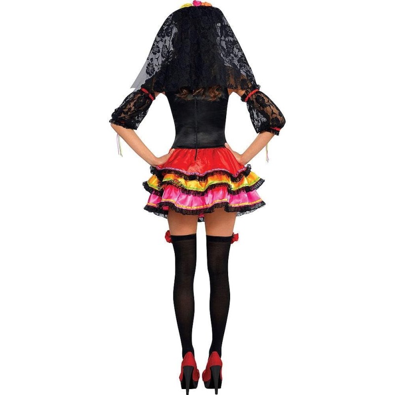 Day of the Dead Senorita Women's Costume Size 8-10