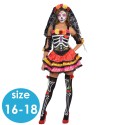 Day of the Dead Senorita Women's Costume Size 16-18
