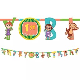 CoComelon Birthday Banner Kit
