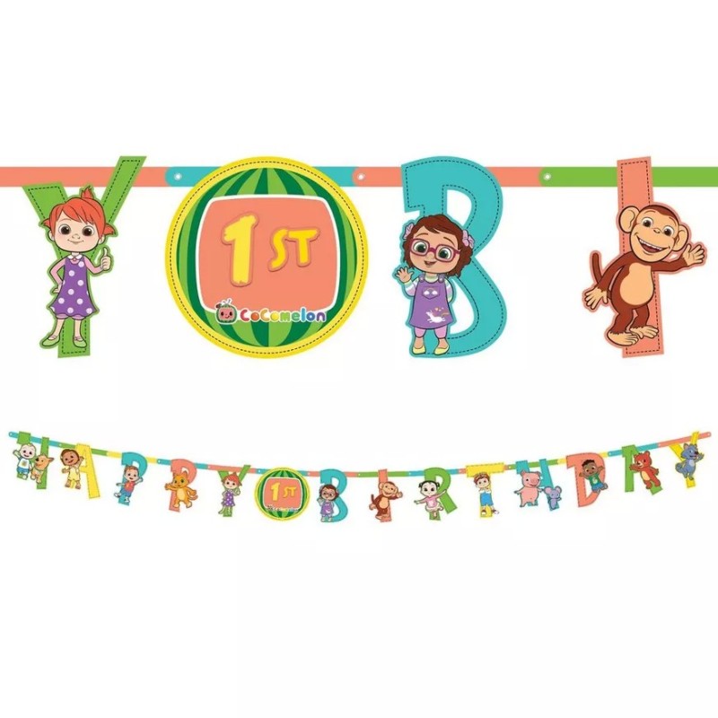 CoComelon Birthday Banner Kit