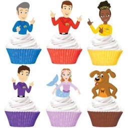 The Wiggles Baking Cups & Picks (Set of 24)