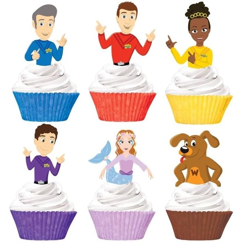 The Wiggles Baking Cups & Picks (Set of 24)