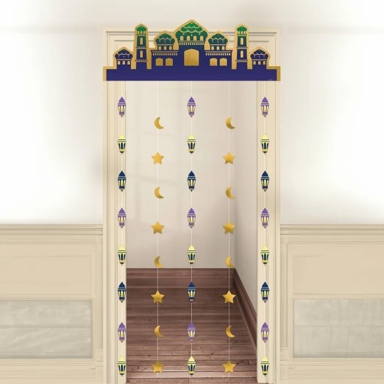 Eid Metallic Doorway String Curtain