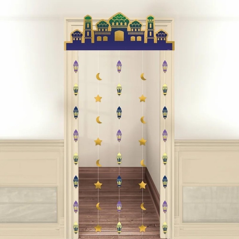 Eid Metallic Doorway String Curtain
