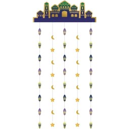 Eid Metallic Doorway String Curtain