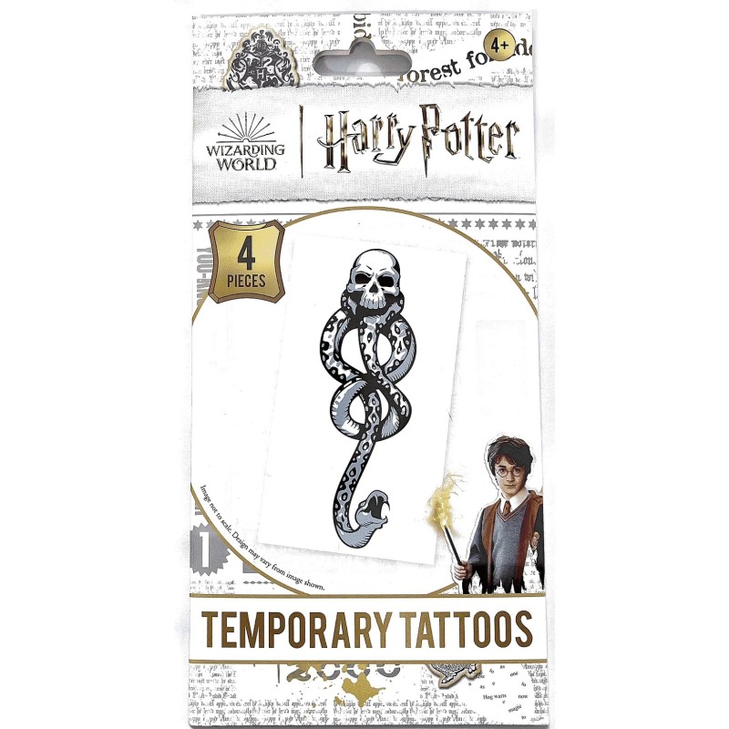 Harry Potter Dark Mark Tattoos (Pack of 4)