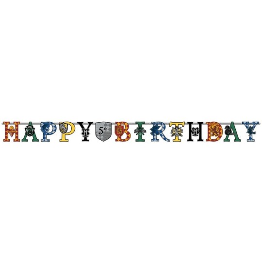 Jumbo Harry Potter Happy Birthday Banner