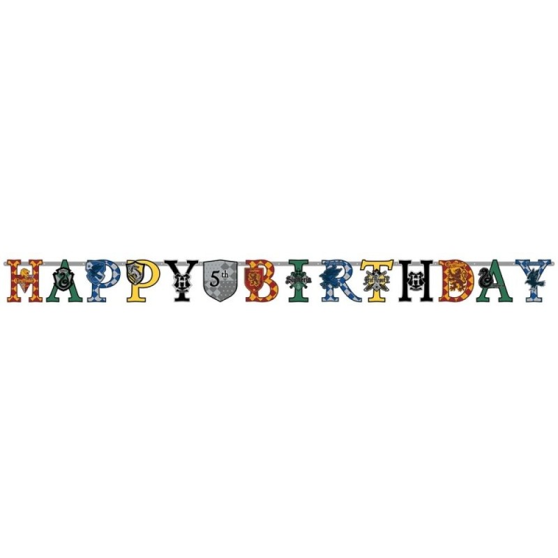 Jumbo Harry Potter Happy Birthday Banner