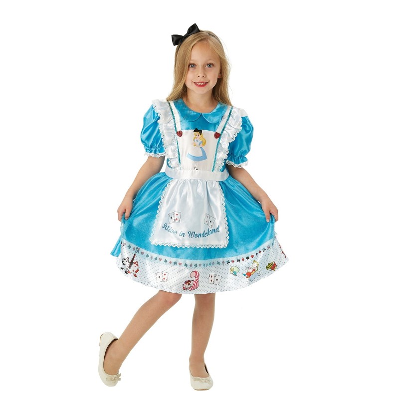 Alice in Wonderland Deluxe Girls Costume