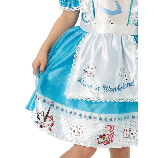 Alice in Wonderland Deluxe Girls Costume