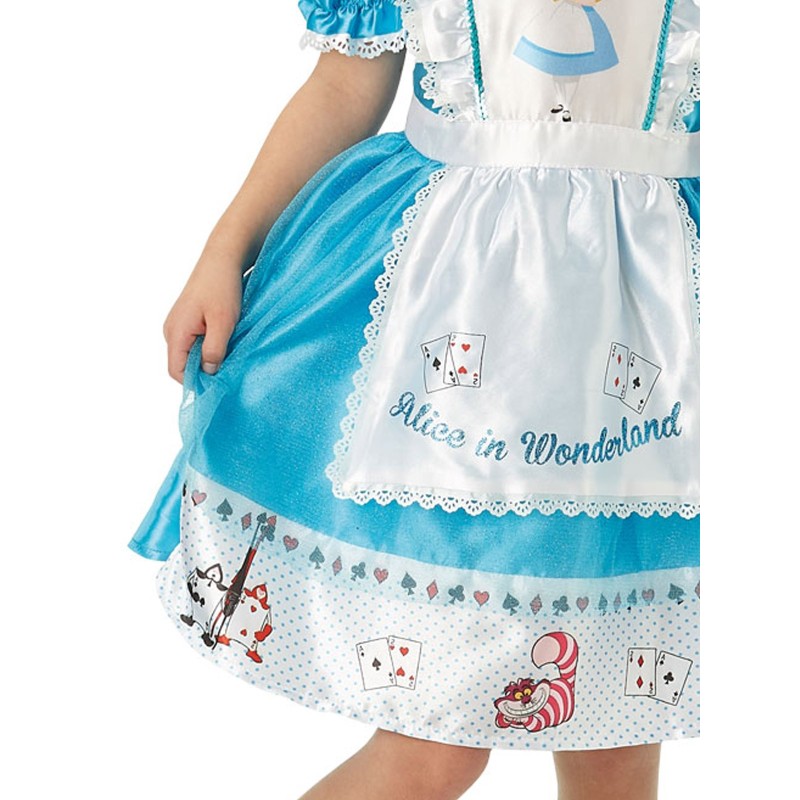 Alice in Wonderland Deluxe Girls Costume