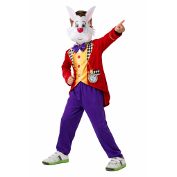 White Rabbit Alice in Wonderland Kids Costume