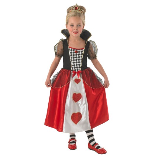 Queen of Hearts Classic Girls Costume
