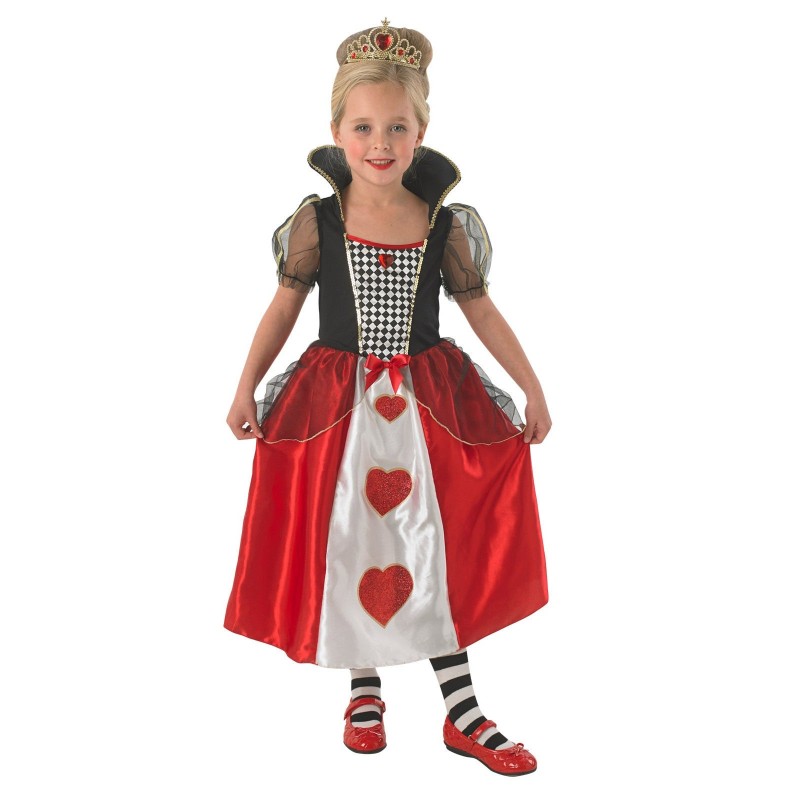 Queen of Hearts Classic Girls Costume