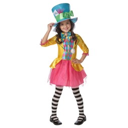 Mad Hatter Deluxe Girls Costume