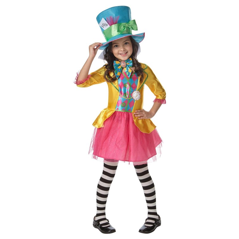 Mad Hatter Deluxe Girls Costume