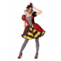 Adult Queen of Hearts Deluxe Womens Costume