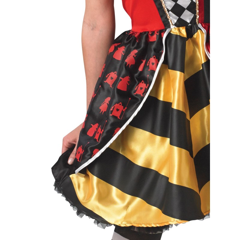 Adult Queen of Hearts Deluxe Womens Costume