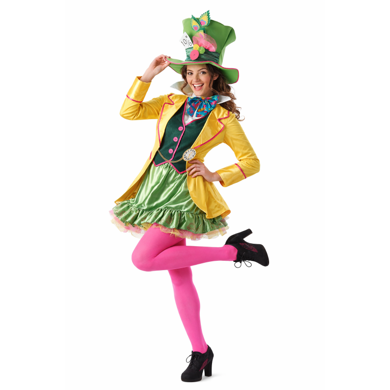 Mad Hatter Deluxe Womens Costume | Alice in Wonderland Party Supplies