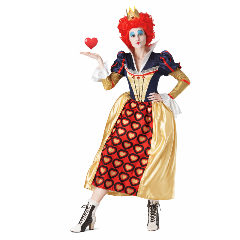 Queen of Hearts Premium Womens Costume | Alice in Wonderland Party Supplies