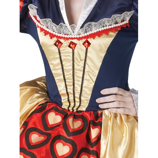 Queen of Hearts Premium Womens Costume | Alice in Wonderland Party Supplies