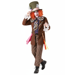 Adult Mad Hatter Deluxe Mens Costume | Alice in Wonderland Party Supplies