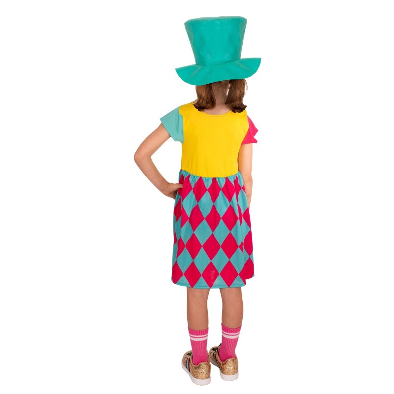Mad Hatter Classic Girls Costume