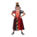 Queen of Hearts Deluxe Girls Costume