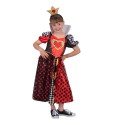 Queen of Hearts Deluxe Girls Costume