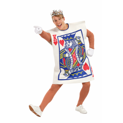 Adult King of Hearts Playing Card Costume
