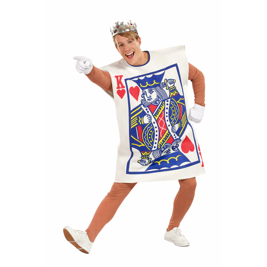 Adult King of Hearts Playing Card Costume