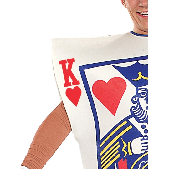 Adult King of Hearts Playing Card Costume