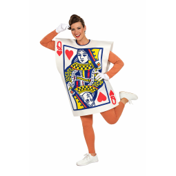Adult Queen of Hearts Playing Card Costume | Alice in Wonderland Party Supplies